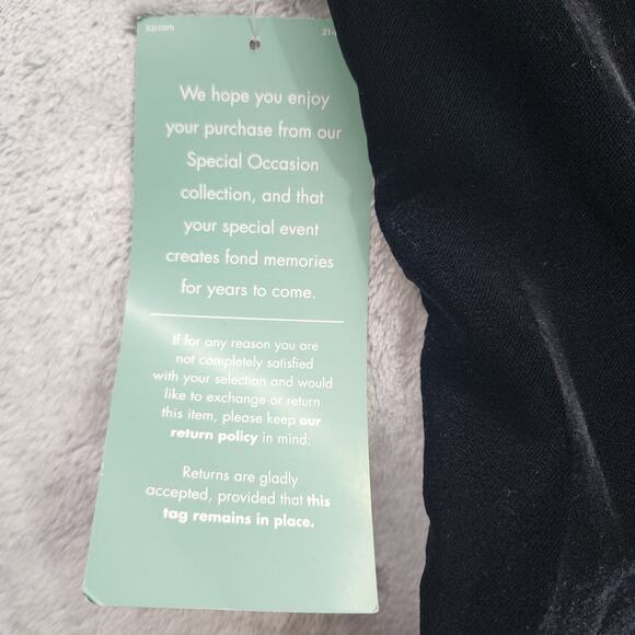 NEW Johnny Wujek Top Womens 5 Juniors Black Velvet Strapless Corset Bustier - Picture 5 of 13